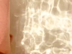 AnalOnlyJessa taking a bath with huge bottle up my ass