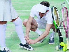 TeensLoveAnal - Hot Blonde Tennis Coach Gets Anal Fucked