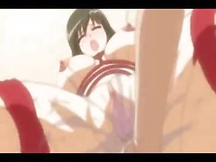 Hentai girl having an orgasm with dick and vibrator - anime hentai movie 52