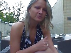 Real czech waitress fucks for money. Homemade video