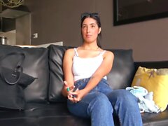 Shy Tight Latina Turned Cum Whore in Casting