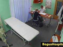 Czech patient riding doctors dick