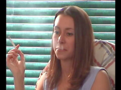 Smoking girl, specialized smoking, kink