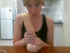 Big Dildo Suck And Fuck 3