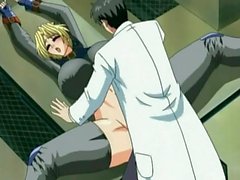 Doctor has patient bound and fucks her hentai pussy