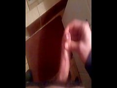 handjob in my home toilet!