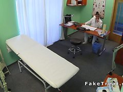Doctor pov fucks short haired patient in fake hospital
