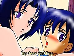 Busty anime mom hot riding dick