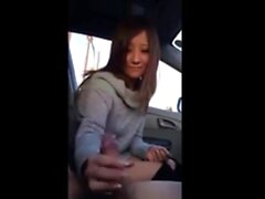 handjob in car