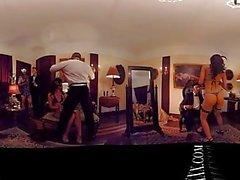 VR 360 Fucking 4 Colombian strippers