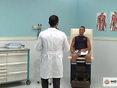 Parker Wright gets Dr Jimmy Durano get check out his cock