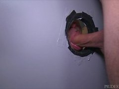 Frisky Gloryhole to ass action