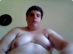 18yo fatboy cum on cam