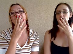 Selena & Audrey Smoking Fetish MILF's