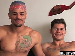 Brazilian gay flip flop with cumshot