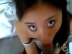 Sexy Asian Gives A Blowjob Point Of View