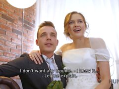 HUNT4K. For cash mature guy gets the opportunity to fuck pretty bride