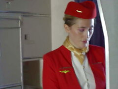 Stewardess fucks a passenger on a plane (New! 11 Jan 2021) - Sunporno