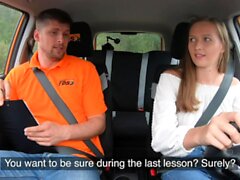Fake Driving School Stacey Cruz Gets Fucked by Instructor