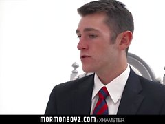 MormonBoyz - Hairy hung twink missionary violated by old