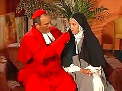 Wet snatch nun anal fucked by the priest