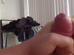 Jerking off while my Girlfriend blows my Friend in the other room (No cum)
