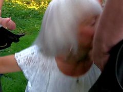 sexy granny sucks stranger cocks