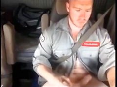 truck driver wanking