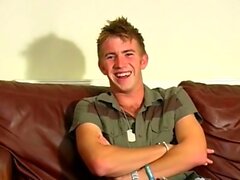 Blond British amateur Matt H cums after jerking off solo