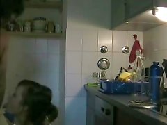 house wife fuck in kitchen