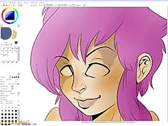 Test speed-art: busty sweetheart by FaunGirl