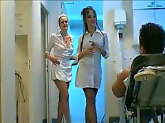 3-way nurse handjob