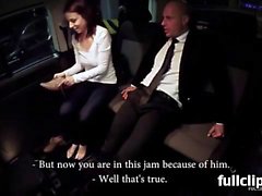 Antonia Sainz Public sex in the car with hot Czech babe leav