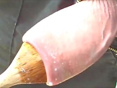 Another outdoor foreskin spoon video