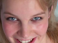 Blonde teens fresh pussy licked and fucked