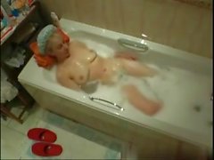 Hazel May Takes A Bath