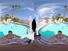 Naughty America Kenna James at the POOL VR