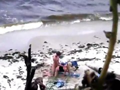 Fucking His Stemom on the Beach