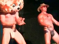 Dancing Bear Strippers Cocks Sucked by Horny Girls