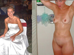 Bride, the bride and dad, cum dad daughter compilation