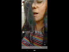 Jolla gets surprised by Mark while she's live on IG - FACIAL