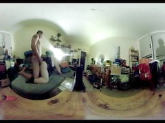 VR 360 Grad BBW Doggy und Cum