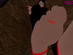 'Worship my perfect feet (Pov and moaning) VRchat'