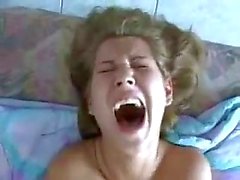 housewife screaming as she takes it in her ass