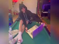 Femboy cums in his mouth