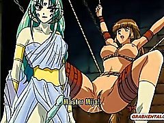 Bondage hentai monster fucked hard