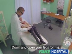 FakeHospital horny doctor gives sexy slim blonde multiple orgasms