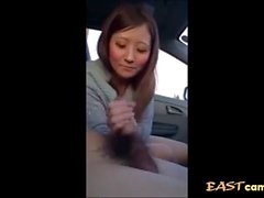 handjob in car