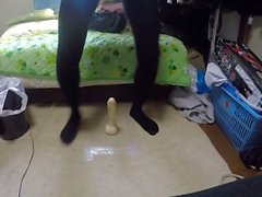 20160317, ride and fuck anal dildo