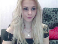 Wondrous, sexy webcam, blonde masturbating